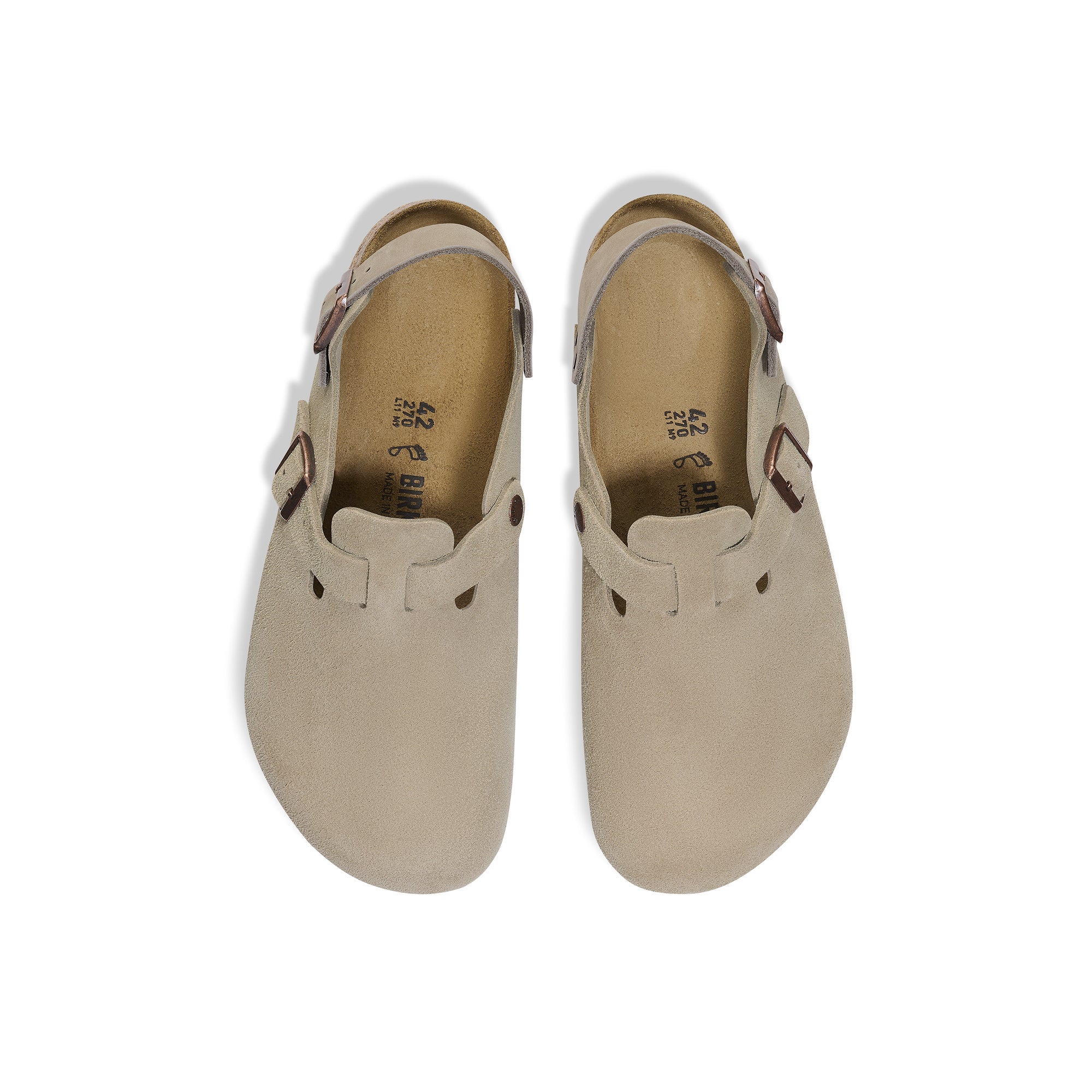 Birkenstock Mens Tokio Taupe Suede Sandals